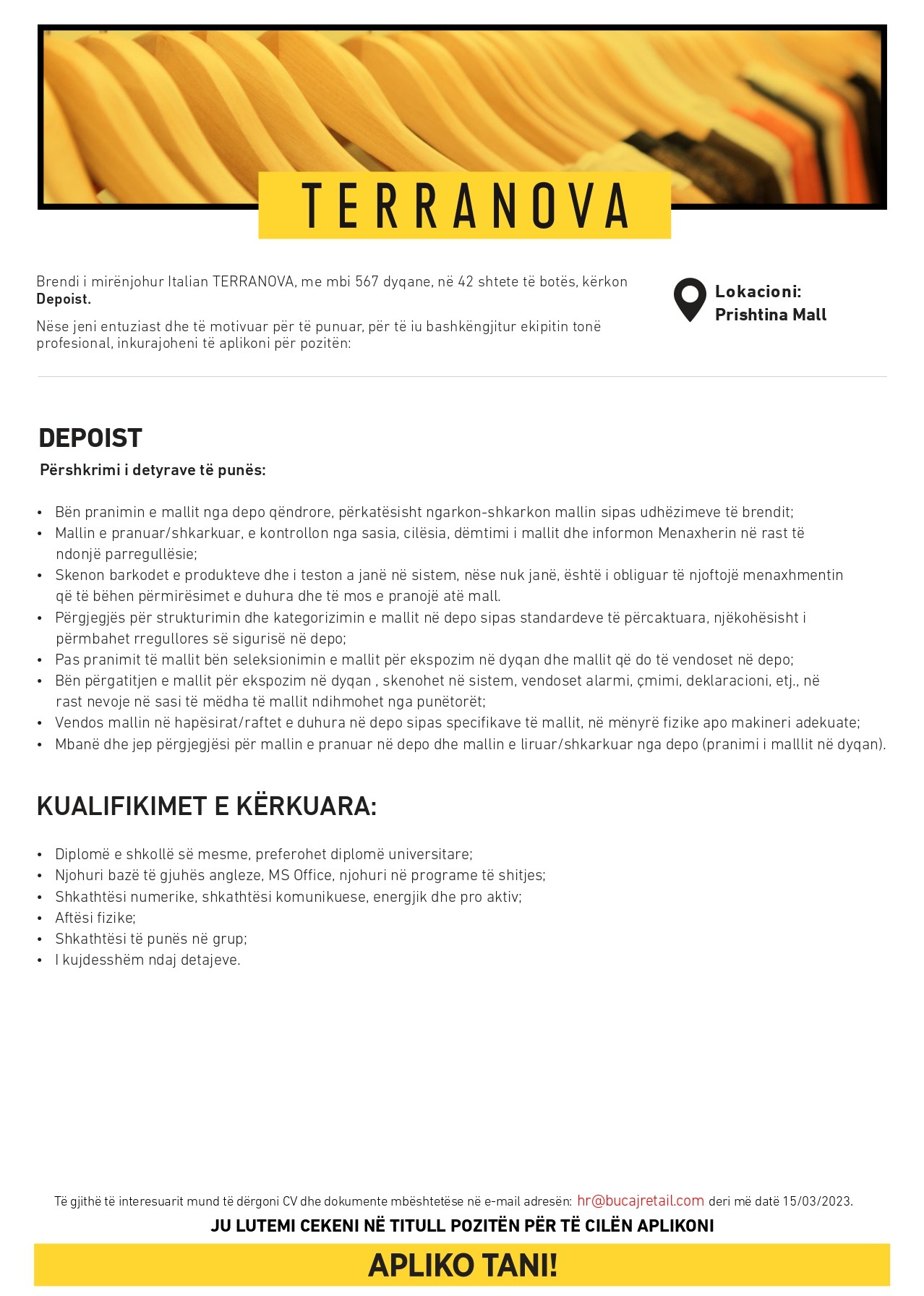 Depoist - Prishtina Mall